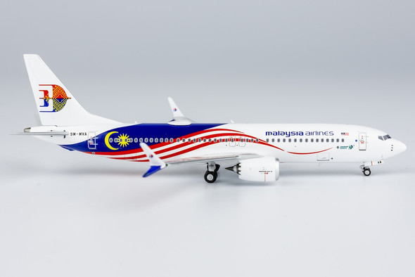 NG Models Malaysia Airlines Boeing 737 MAX 8 9M-MVA 1/400 88026