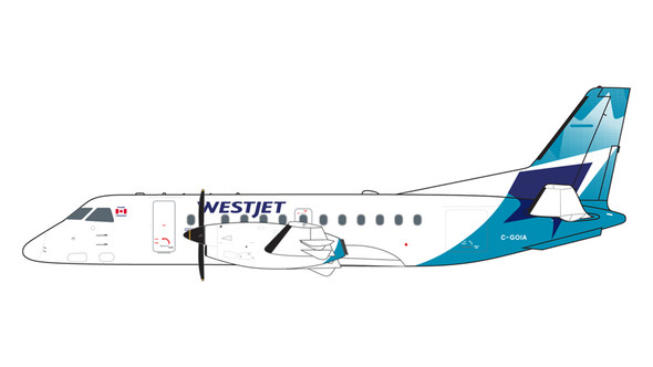 GeminiJets Westjet Link/Pacific Coastal Airlines Saab340B C-GOIA 1/400 GJWJA2212