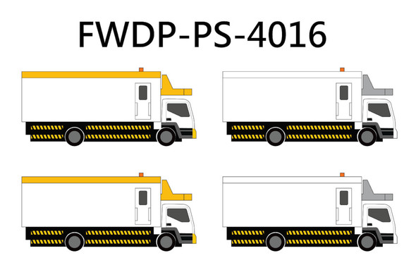 Fantasy Wings Catering Trucks (Set of 4) 1/400 FWDP-PS-4016