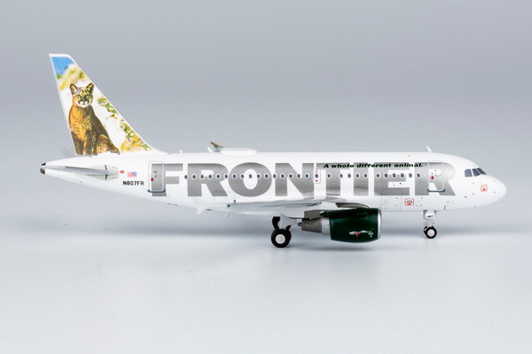 NG Models Frontier Airlines Airbus A318-100 N807FR "Charlie the Cougar tail" 1/400 48008