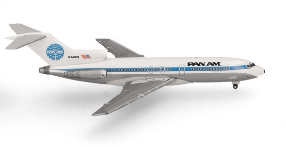 Herpa Pan Am Boeing 727-100 N340PA 1/500 537285