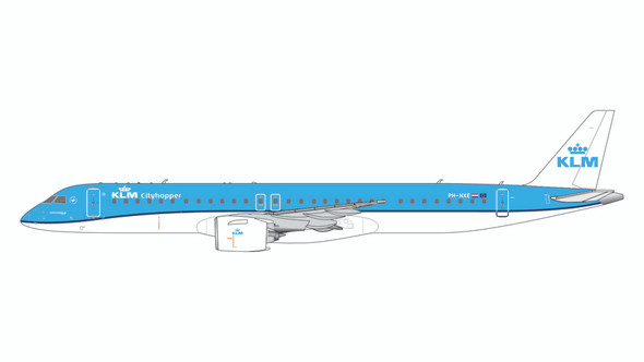 GeminiJets KLM Cityhopper Embraer E195-E2 Ph-NXE 1/400 GJKLM2197