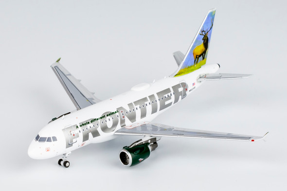 NG Model Frontier Airlines Airbus A318-100 N802FR (Montana the Elk) 1/400 48010