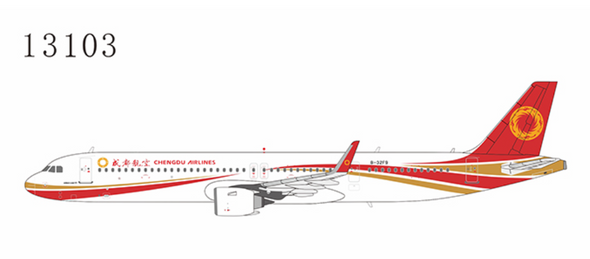 NG Models Chengdu Airlines Airbus A321neo (the 1st A321neo for EU) B-32F9 1/400 13103