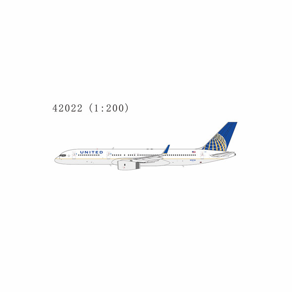 NG Models United Airlines 757-200/w N12125 CO-UA merged livery 1/200 42022
