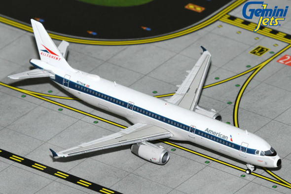 GeminiJets American Airlines Airbus A321 N579UW "Allegheny" Heritage Livery  1/400 GJAAL2261