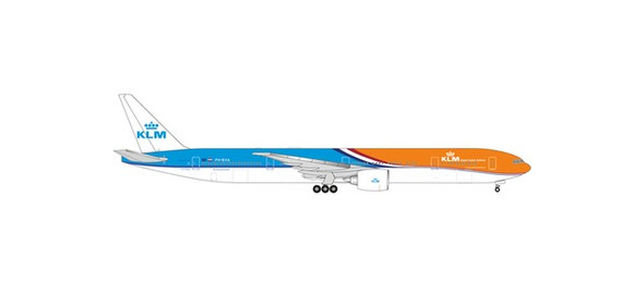 Herpa KLM Boeing 777-300ER "Orange Pride" - new 2023 Version PH-BVA 1/500