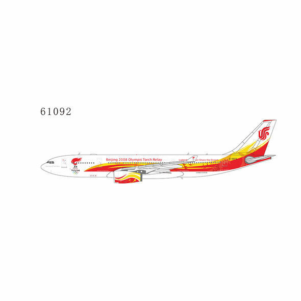 NG Model Air China Airbus A330-200 B-6075 Olympic Games Torch relay 1/400 90002