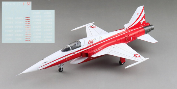 Hobby Master Northrop F-5E Tiger II Swiss Air Force, Patrouille Suisse "60th Anniversary", 2024 1/72 HA3373