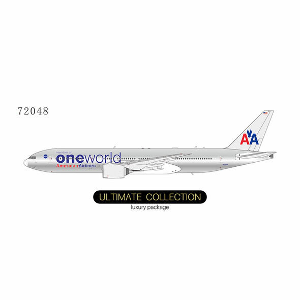 NG Model American Airlines Beoing 777-200ER N791AN(oneworld; polished cs)(ULTIMATE COLLECTION) 1/400 72048