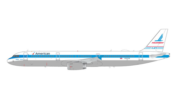 GeminiJets American Airlines Airbus A321 N581U" "Piedmont" Heritage Livery 1/200 G2AAL1293