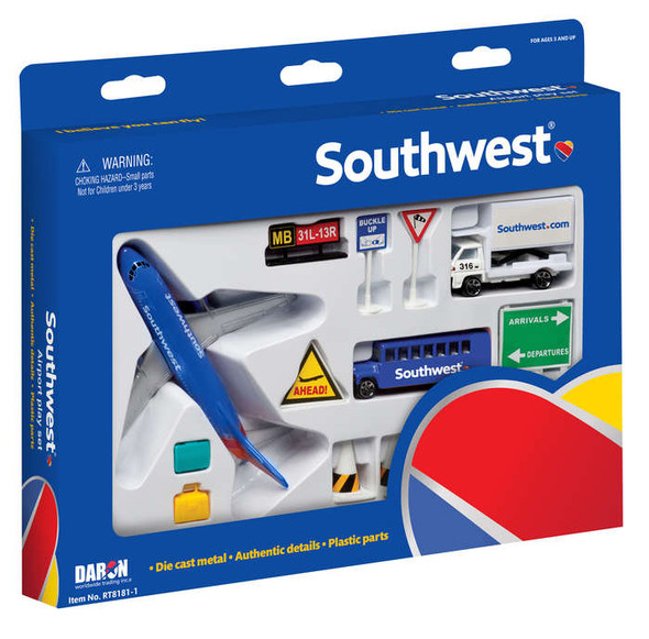 Southwest Model Airport Playset Toy PP-RT8181