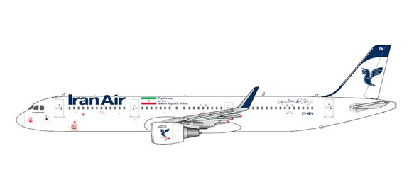GeminiJets Iran Air Airbus A321-200S (New Livery) EP-IFA 1/400 GJIRA1646