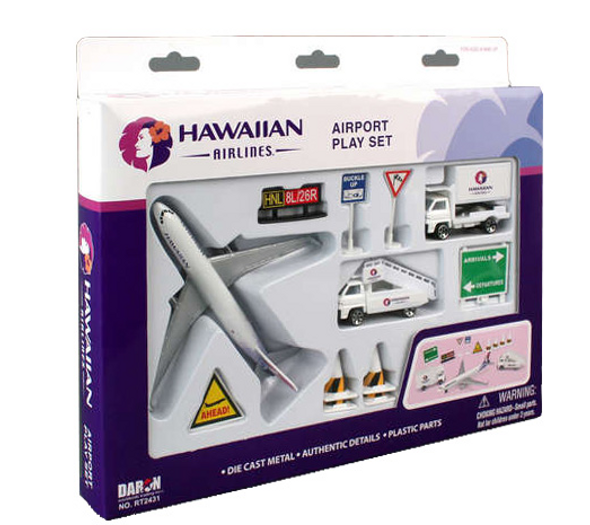 Premier Planes Hawaiian Model Airport Playset Toy PP-RT2431