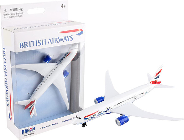 British Airways Boeing 787 Airplane Model Toy