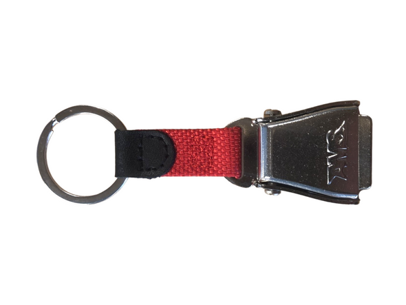 The AMS Seatbelt Buckle Keychain