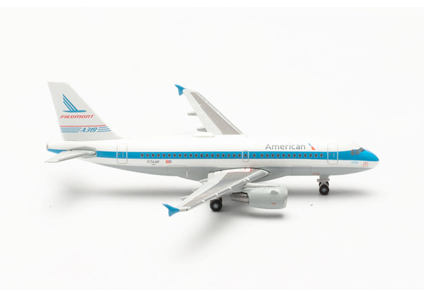 Herpa American Airlines Airbus A319 - Piedmont Heritage livery – N744P “Piedmont Pacemaker” 1/500 536615