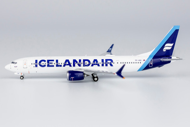 NG Models Icelandair Boeing 737Max9 TF-ICC Sky Bleu tail "Kirkjufell" 1/400