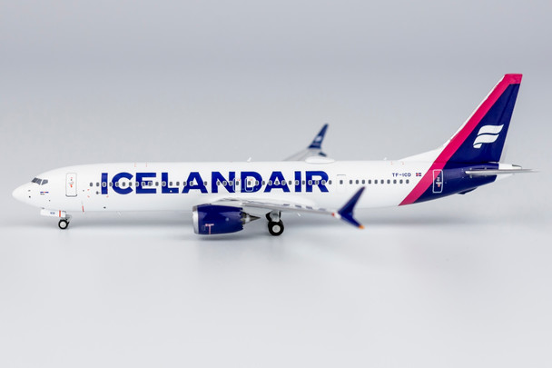 NG Models Icelandair Boeing 737Max9 TF-ICD Magenta tail "Baula" 1/400