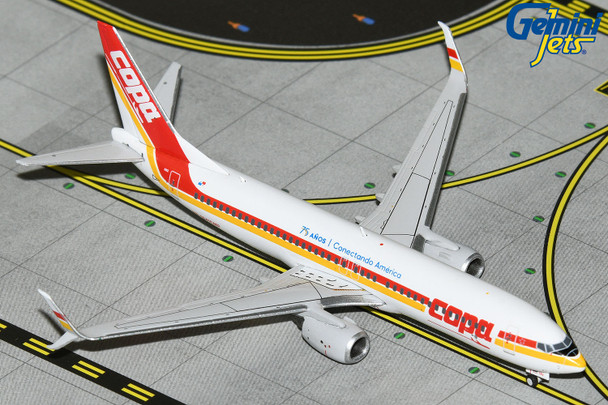 GeminiJets Copa Airlines Boeing 737-800S Hp-1841 CMP 75th Anniversary Retro Livery 1/400 GJCMP2180