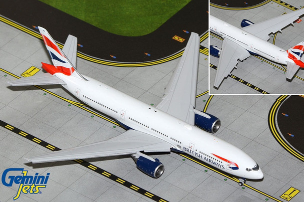 GeminiJets British Airways Boeing 777-200ER G-YMMS Flaps Down 1/400 GJBAW2117F