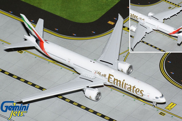 GeminiJets Emirates B777-300ER A6-ENV (new livery, flaps down) 1/400 GJUAE2219F