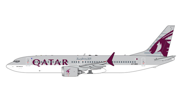 GeminiJets Qatar Airways Boeing 737MAX 8 A7-BSC 1/400 GJQTR2210