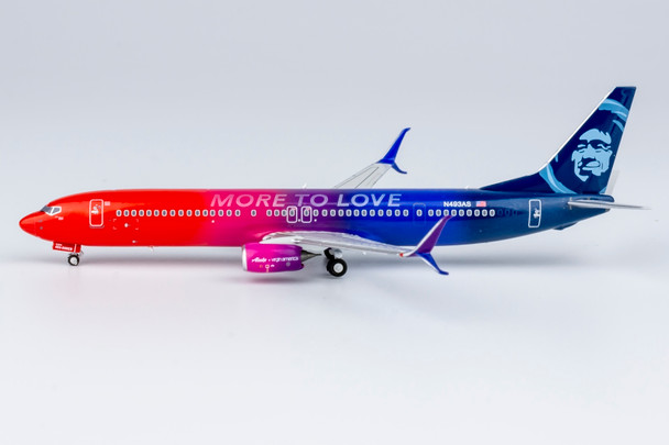 NG Model Alaska Airlines 737-900ER/w N493AS (More To Love cs; with scimitar winglets; with hybrid engines; EXCLUSIVE