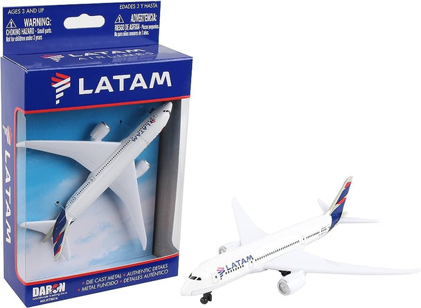 LATAM Boeing 787 Single Diecast Airplane Model Toy