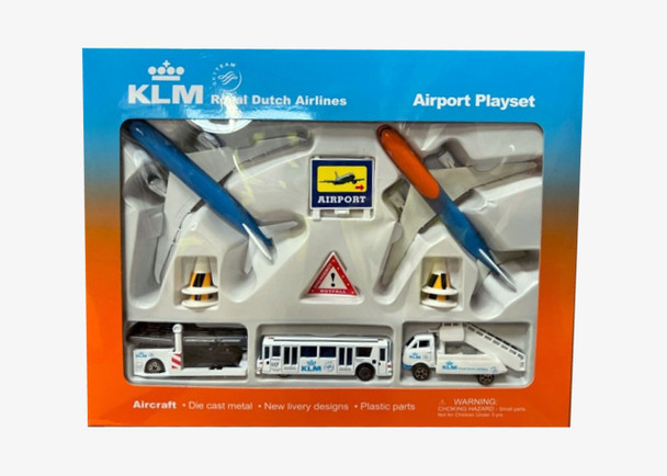 KLM Boeing 777 2 Piece Set Model Plane Toys