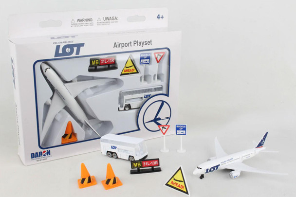 LOT Polish Airlines Toy Playset