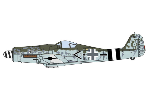 Herpa Focke Wulf 190D - Jagdgeschwader 4, Frankfurt am Main, 1945 1/72 81AC113S