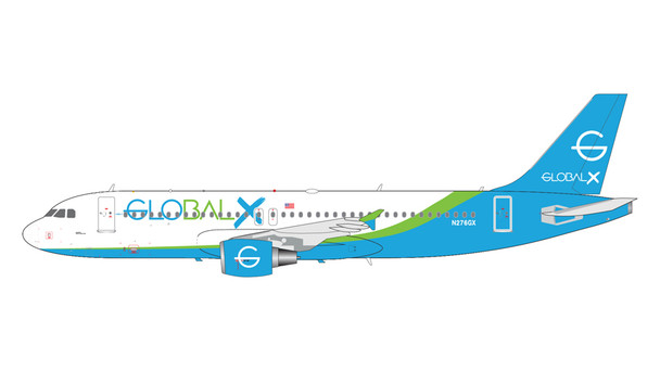 GeminiJets Globalx Airlines (Global Crossing Airlines) Airbus A320 N276GX 1/200 G2GXA1285