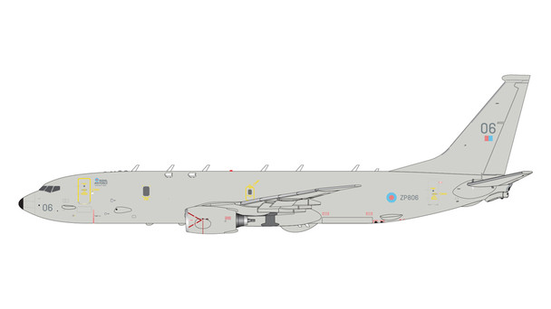 GeminiJets RAF Poseidon Boeing 737 MRA1 ZP806 1/200 G2RAF1227