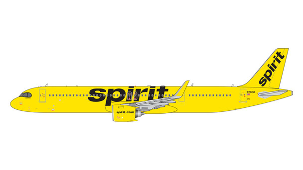 GeminiJets Spirit Airlines Airbus A321Neo N702NK 1/400 GJNKS2224