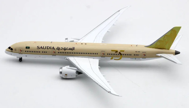 JC Wings Saudi Arabian Airlines Boeing 787-9 HZ-ARE "75 Years Livery" with antenna 1/400 JCLH4274