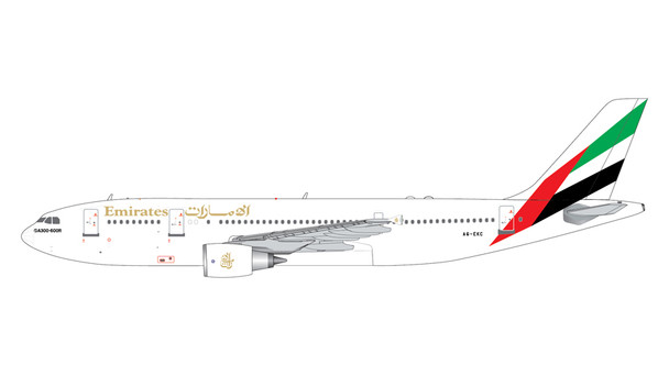 GeminiJets Emirates Airbus A300B4-600R A6-EKC 1/400 GJUAE2231