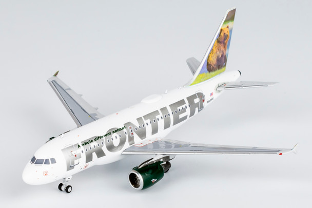 NG Model Frontier Airlines Airbus A318-100 N801FR (Grizzly Bear) 1/400 48009