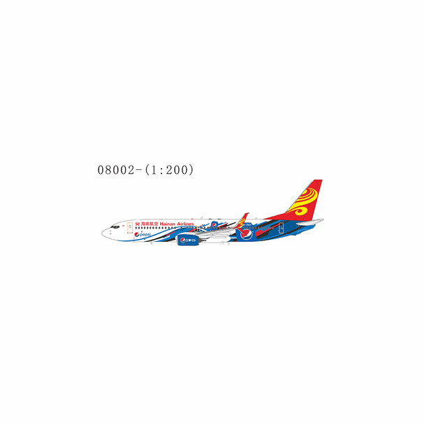 NG Models Hainan Airlines 737-800/w B-1501 Pepsi c/s; with scimitar winglets 1/200 08002