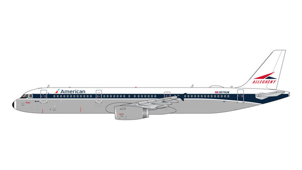 GeminiJets American Airlines Airbus A321 N579UW "Allegheny" Heritage Livery  1/400 GJAAL2261