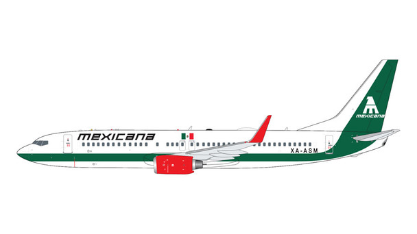 GeminiJets Mexicana Boeing 737-800W XA-ASM 1/400 GJMXA2266