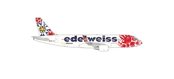 Herpa Edelweiss Air Airbus A320 "Help Alliance" 537650 1/500