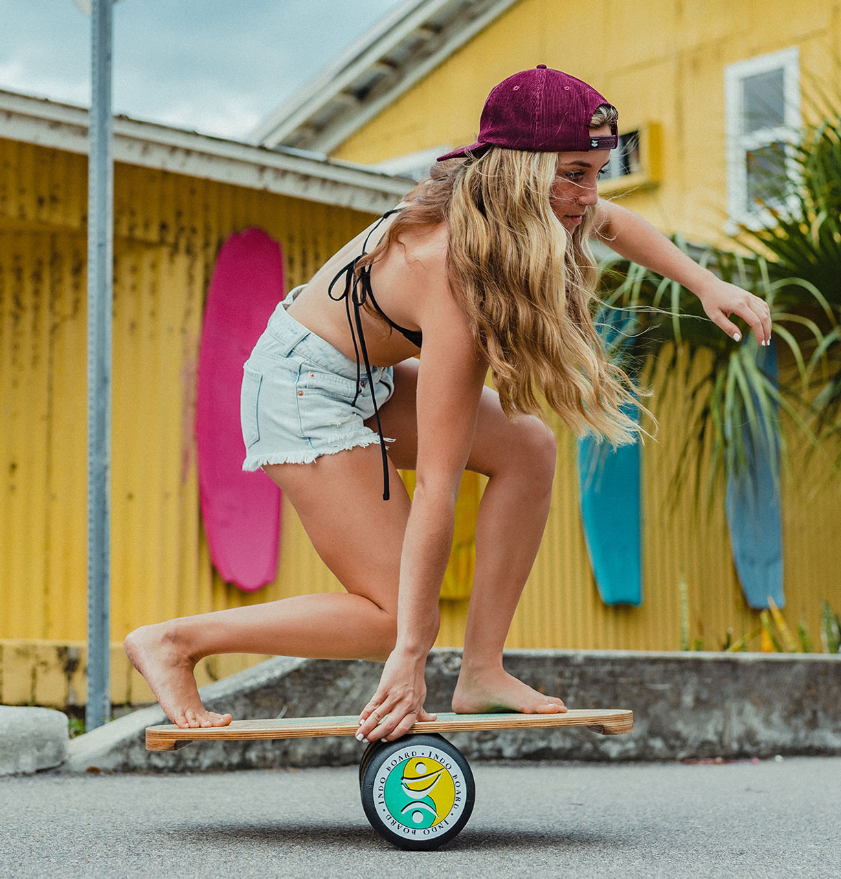 INDO BOARD® - Original Balance Board - Deck and Roller Only