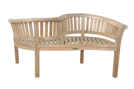 Anderson Teak Curve Love Seat 59"W 28"D 32"H