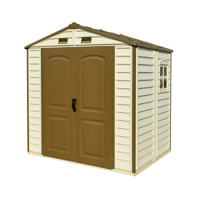 Duramax 8x6 Store All Vinyl Shed w/foundation