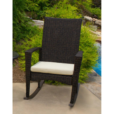 Tortuga Outdoor Bayview Rocking Chair - Pecan