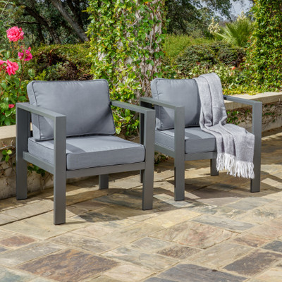 Tortuga Outdoor Lakeview Pair of Aluminum Chairs