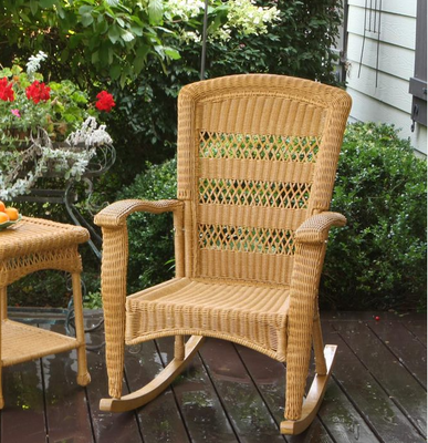 Tortuga Outdoor Portside Plantation Wicker Rocking Chair