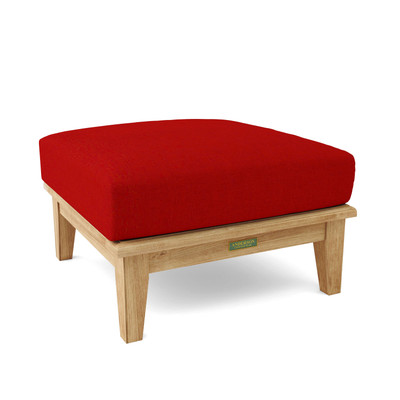 Anderson Teak Brianna Ottoman + Cushion