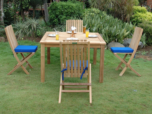 Anderson Teak Windsor Comfort Chair 7-Pieces Folding Dining Set